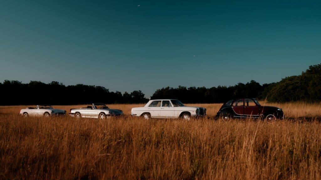 Oldtimer mieten mehrere mit Vollkasko Versicherung